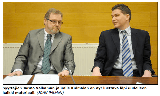 kihlakunnansyyttäjät Jarmo Valkama & Kalle Kulmala rentoina