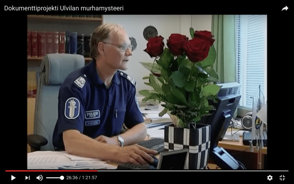 Poliisiylipäällikkö juhli Ulvilan murhan ratkeamista. "Mukana oli ripaus onn"ea.